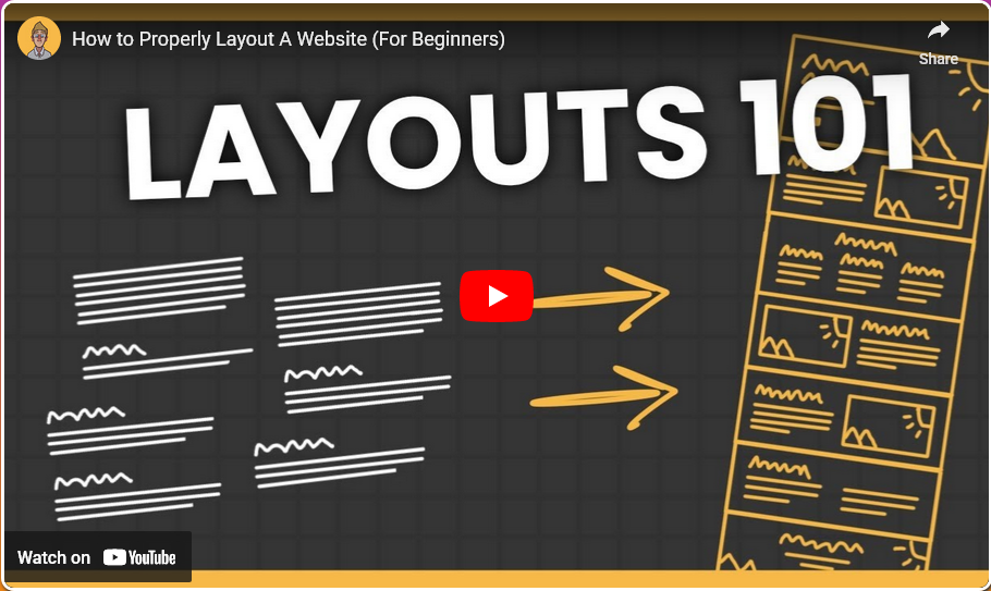 Properly Layout a Website